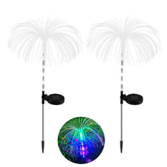 Set 2 Lămpi Solare pentru Gazon, Formă Meduză, Rezistente la Apă