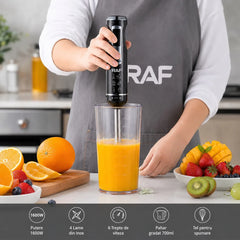 Blender Vertical 800W cu 4 Lame Inox, Funcție Crush Ice, 15000 RPM