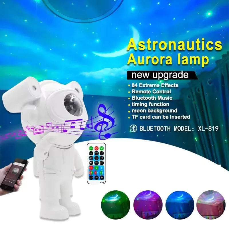 Proiector LED Astronaut cu Sunete, Lumini și Conexiune Bluetooth - imagine 11