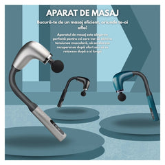 Aparat de Masaj Tip Pistol cu Braț Extensibil pentru Relaxare Musculară