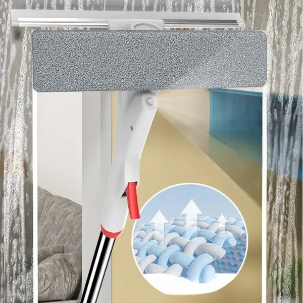 Spray Curățare Geamuri cu Lavetă Integrată - imagine 2