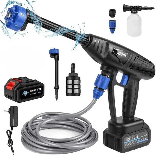 Aparat de Spălat cu Presiune Electric 48V – 6 Moduri Ajustabile, 26 Bar, Portabil