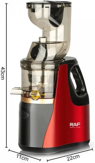 Storcător de Fructe și Legume prin Presare la Rece, 150W, Sistem Slow Juicer, Recipient Suc și Pulpă - imagine 2