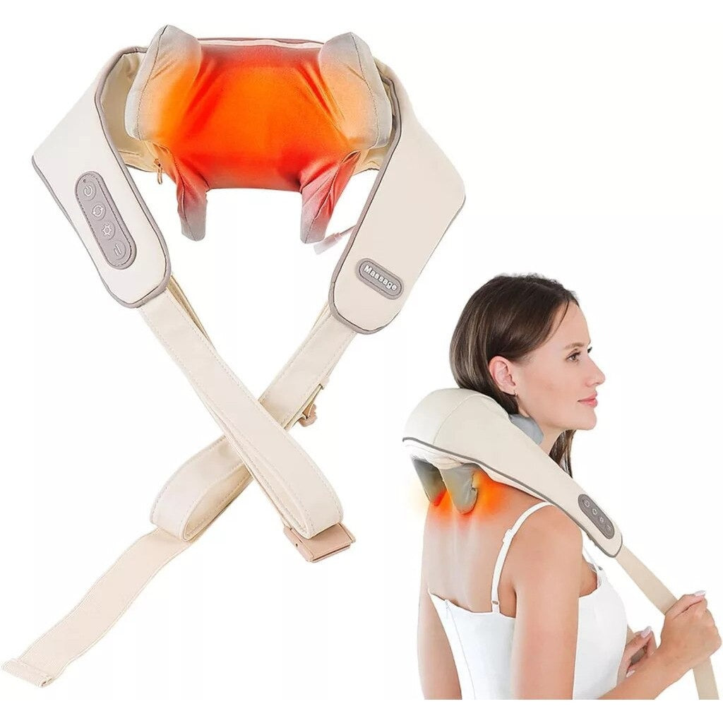 Aparat masaj cervical pentru relaxare musculara si confort zilnic - imagine 7