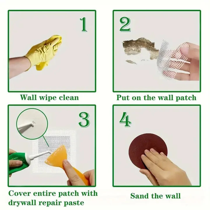 Kit Reparatie Pereti - Chit pentru Fisuri, Gauri si Zgarieturi, 100 g - imagine 2