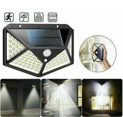 Lampă Solară 100LED de Perete cu 4 Fețe cu Senzor de Mișcare - Promagg.ro