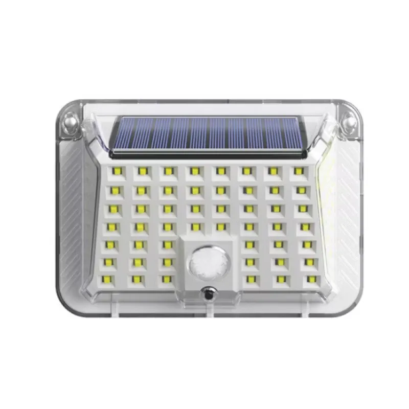 Lampa Solara de Perete cu 90 LED SMD, Senzor de Miscare, IP65, 1200mAh, Lumina Alb Rece