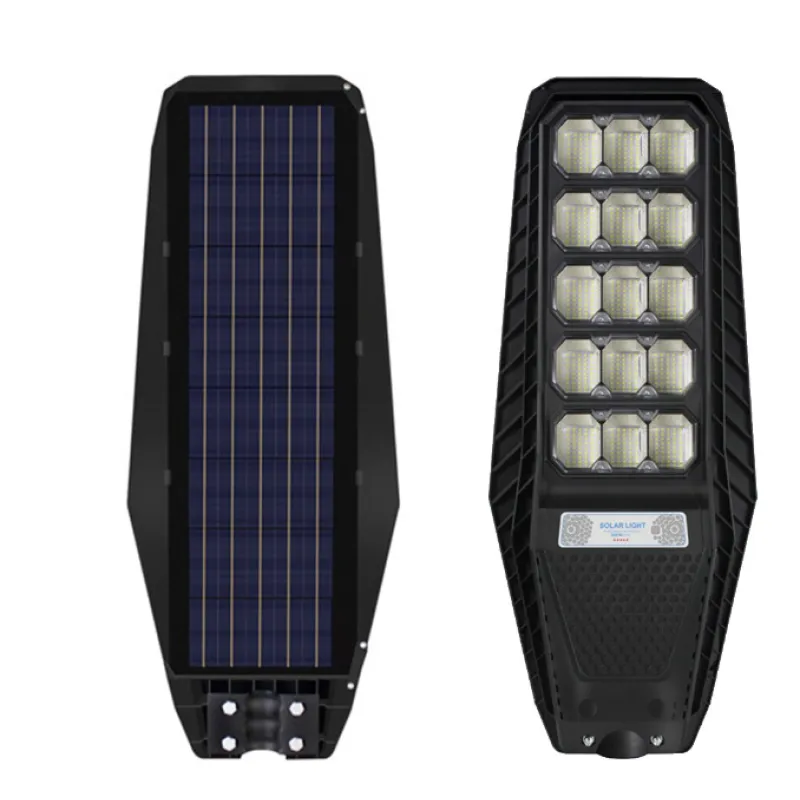 Lampă Solară Stradală 500W cu 15 Casete LED și Baterie 24000mAh