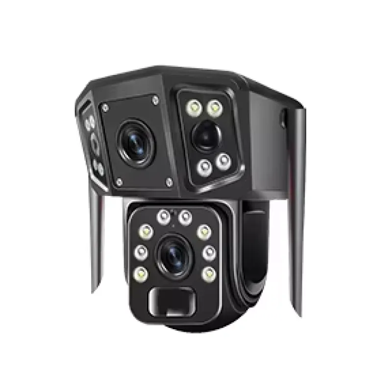 Lampă Solară Stradală cu Cameră de Supraveghere 4G 8MP 4K, Vedere Nocturnă și Detecție Mișcare - imagine 7
