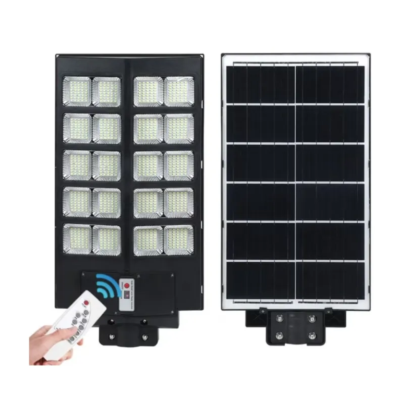 Lampa Solara Stradala Dubla 640 LED 2000W 16 Casete - imagine 2