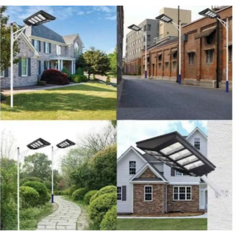 Lampa Solara Stradala Dubla 640 LED 2000W 16 Casete - imagine 4