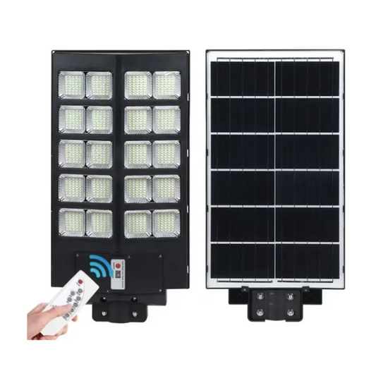 Lampa Solara Stradala Dubla 640 LED 2400W cu 16 Casete - imagine 2