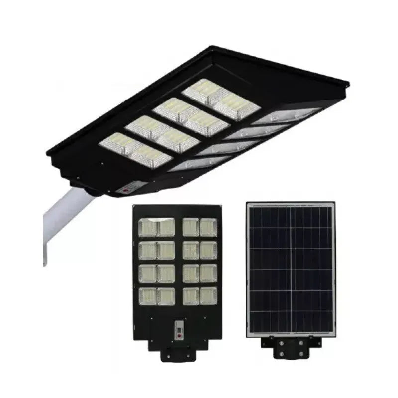 Lampa Solara Stradala Dubla 800W cu Telecomanda si Suport Metalic - imagine 4