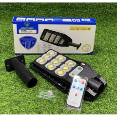Lampa Solara Stradala Jortan 300W cu Telecomanda si Senzor de Miscare, 9 Casete, IP66 - imagine 4