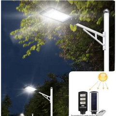 Lampa Solara Stradala LED 200W IP65 6000K cu Senzor de Miscare si Telecomanda - imagine 5