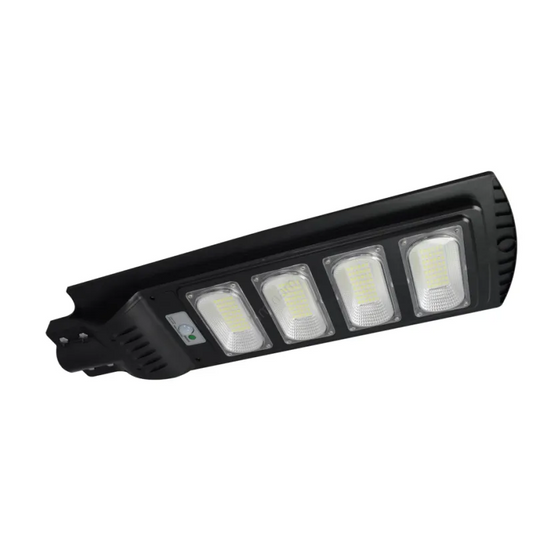 Lampă Solară Stradală LED 240W IP65 6000K cu Senzor și Telecomandă - imagine 2