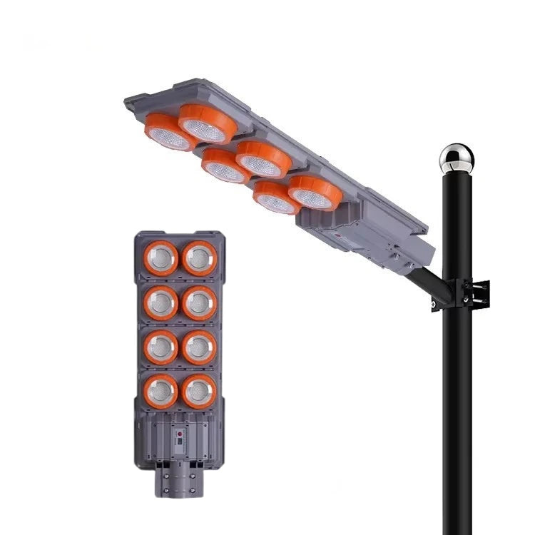 Proiector Solar LED Exterior cu Senzor – 400W / 600W, Control Automat, IP65 - imagine 4