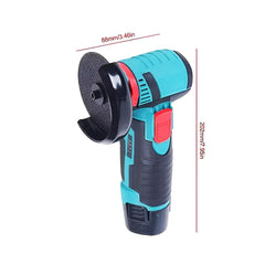 Mini Polizor Flex Unghiular Portabil 36V 19500RPM 2 Acumulatori 2Ah 5 Discuri de Tăiere - Promagg.ro