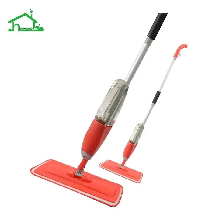 Mop cu Pulverizator, Laveta Microfibra Rosie, Rezervor 1 L - imagine 2