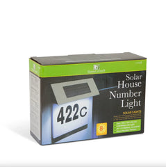 Numar de Casa din Inox cu Iluminare LED si Alimentare Solara - imagine 2