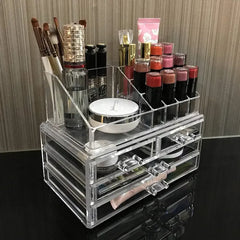 Organizator Cosmetic cu 16 Compartimente și 4 Sertare