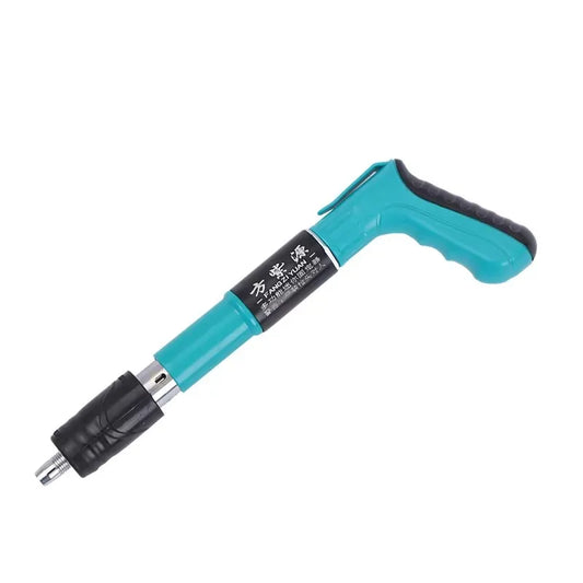 Pistol Pneumatic Fixare Cuie Profesional - Kit Complet cu 100 Nituri si Accesorii, Calibru 7.3cm - imagine 2