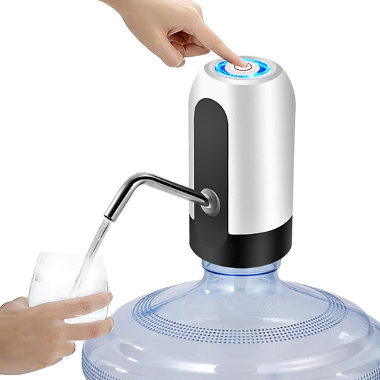 Pompa electrica, dozator, dispenser, pentru bidon de apa, Incarcare prin USB, indicator LED pentru baterie - Promagg.ro