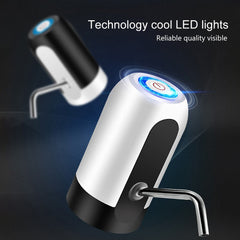 Pompa electrica, dozator, dispenser, pentru bidon de apa, Incarcare prin USB, indicator LED pentru baterie - Promagg.ro