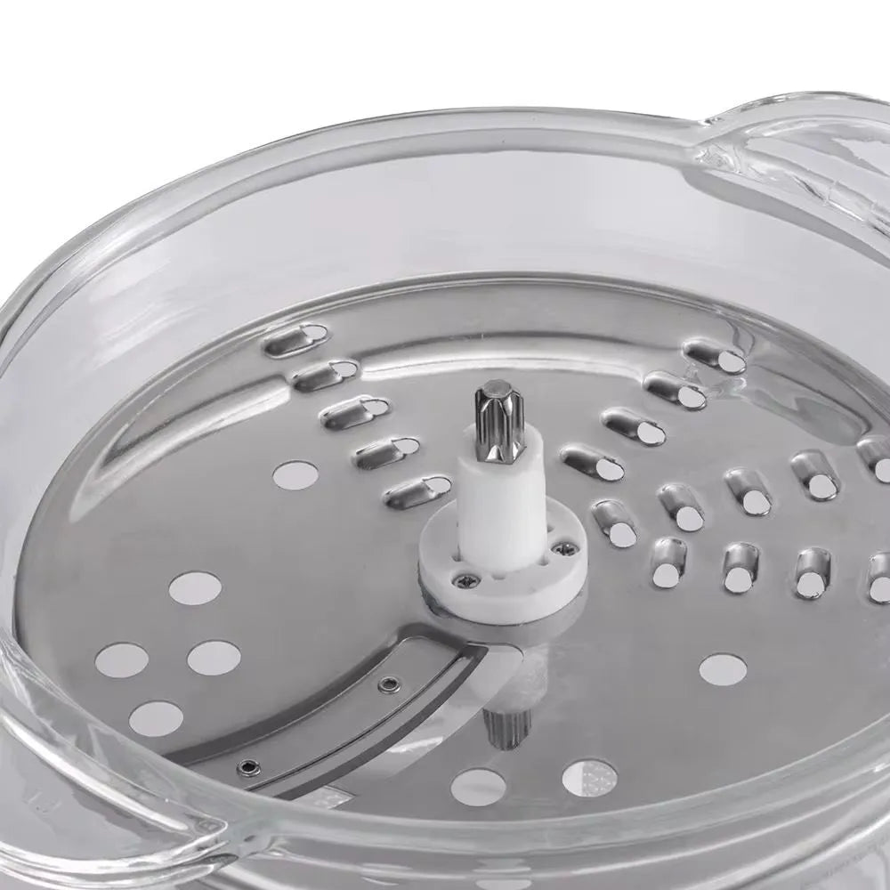 Tocător Electric Multifuncțional RAF 6 în 1 cu Bol Transparent 3L și 4 Lame din Oțel Inoxidabil - imagine 5