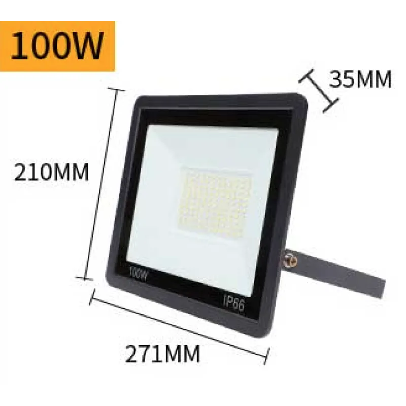 Proiector cu LED SMD 220V, Putere 100W, IP66, Negru - imagine 6