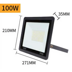 Proiector cu LED SMD 220V, Putere 100W, IP66, Negru - imagine 6