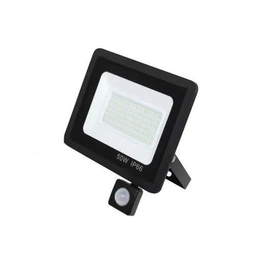 Proiector LED 50W cu Senzor de Miscare, Rezistent la Apa IP66, Lumina Rece 220V