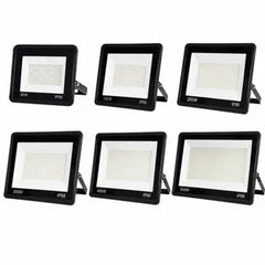 Proiector LED Jortan Exterior 400W, Alimentare 220V, Lumina Calda, Carcasa Aluminiu si Sticla, IP66