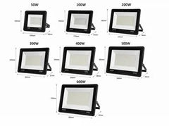 Proiector LED Jortan Exterior 500W, Alimentare 220V, Lumina Calda, Carcasa Aluminiu, IP66 - imagine 2