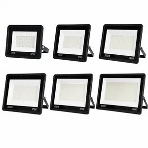 Proiector LED JORTAN Exterior 600W, Alimentare 220V, Lumina Calda, Carcasa Aluminiu, IP66