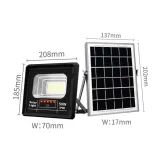 Proiector Solar Jortan 300W IP66 cu Indicator Baterie si Telecomanda 6500K - imagine 2