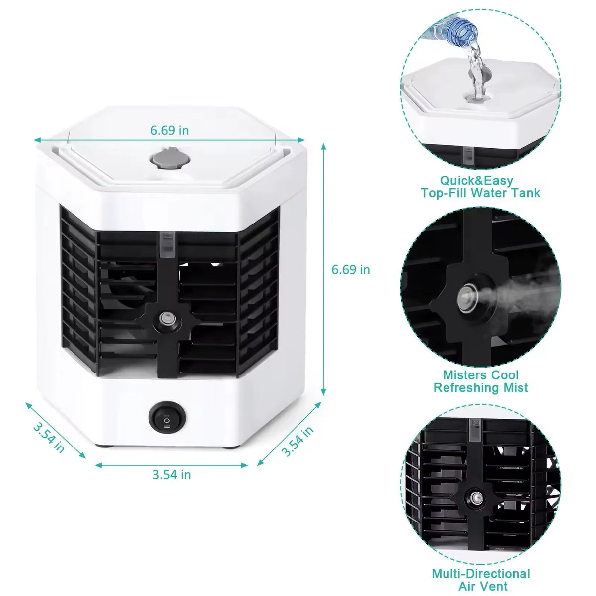 Răcitor de Aer Portabil Arctic Cool Ultra Pro - imagine 6