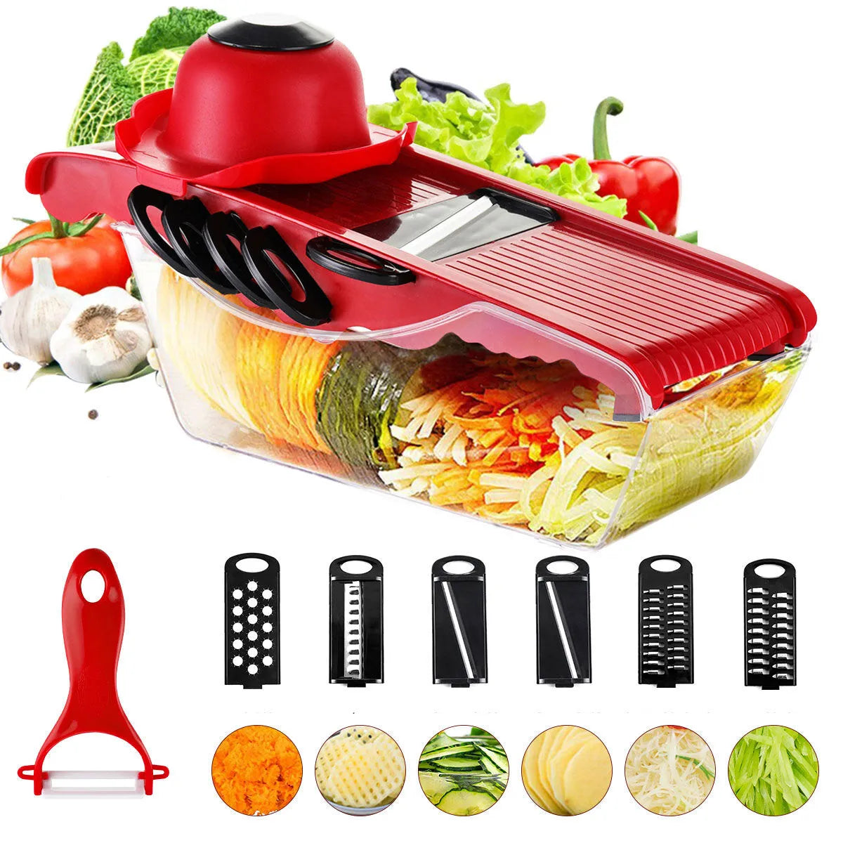 Razatoare Legume si Fructe Multifunctionala 7 in 1