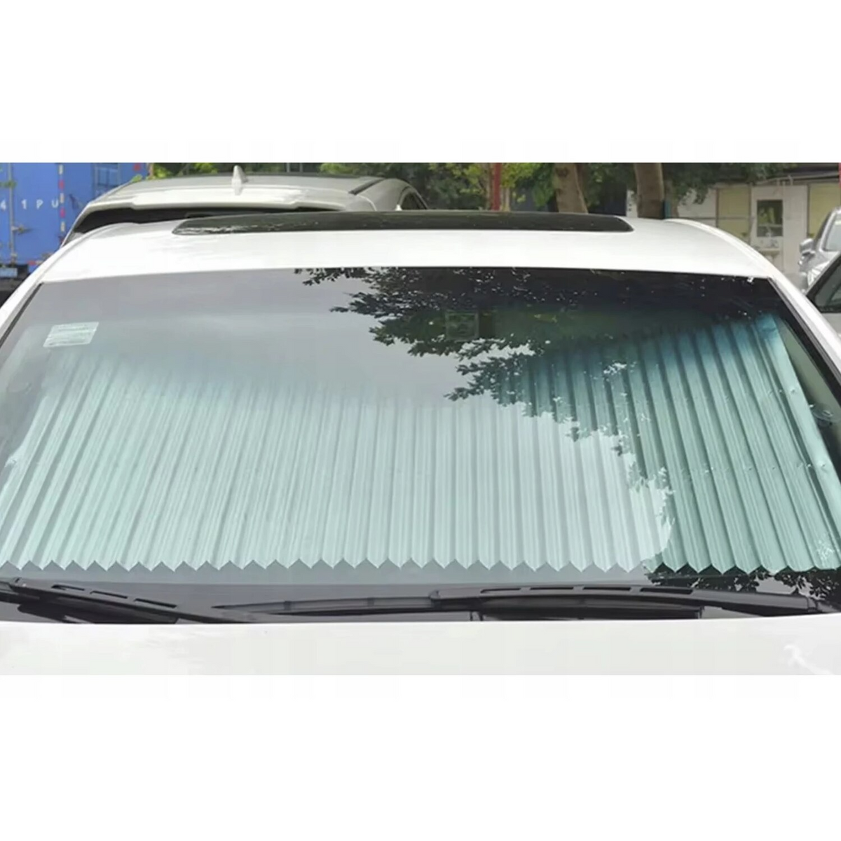 Parasolar Auto Retractabil Stil Acordeon - imagine 5