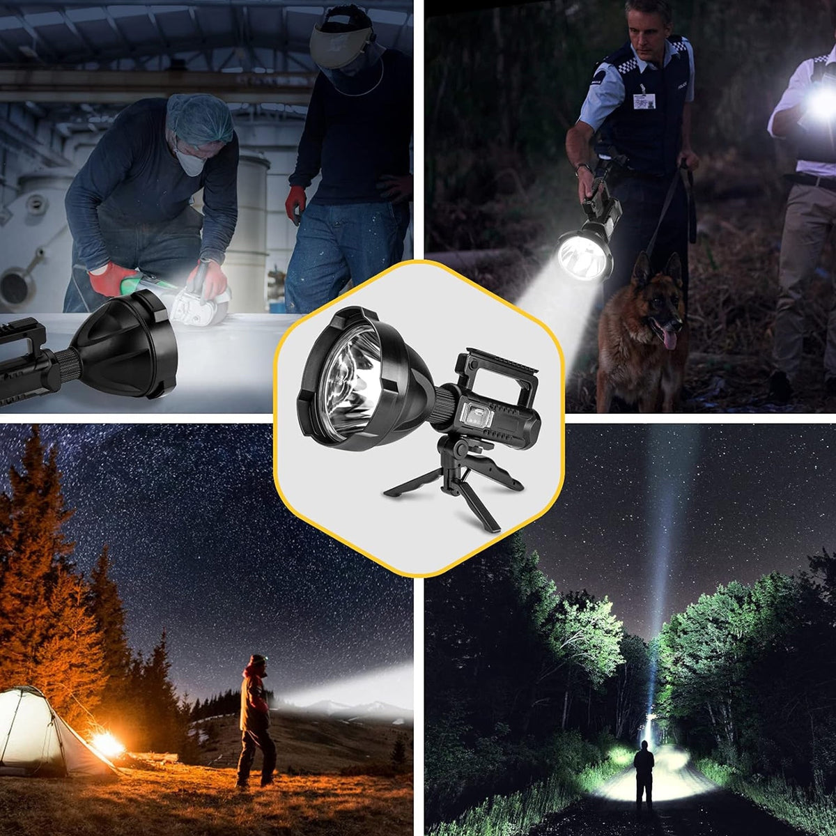 Lanternă LED Mare Portabilă cu Trepied