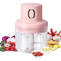 Mini Tocător Electric Portabil – 250ml, 45W, Încărcare USB