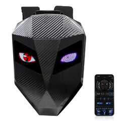 RUCSAC RIGID CARBON CU ECRAN LED SI BLUETOOTH IMPERMEABIL DEVIL EYES - Promagg.ro