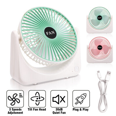 Mini Ventilator de Birou USB