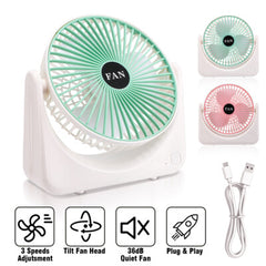 Mini Ventilator de Birou USB