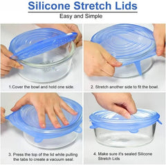 Set 6 Capace Flexibile din Silicon - Promagg.ro