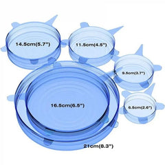 Set 6 Capace Flexibile din Silicon - Promagg.ro