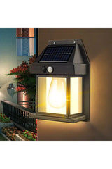 Set de 6 Lampi Solare tip Felinar cu Senzor de Miscare, Lumina Calda 18W - imagine 5