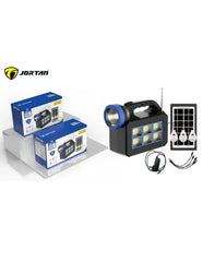 Sistem Solar Portabil JORTAN T08, 20W, Panou Solar 5W, Baterie 25000mAh, Compact - imagine 4