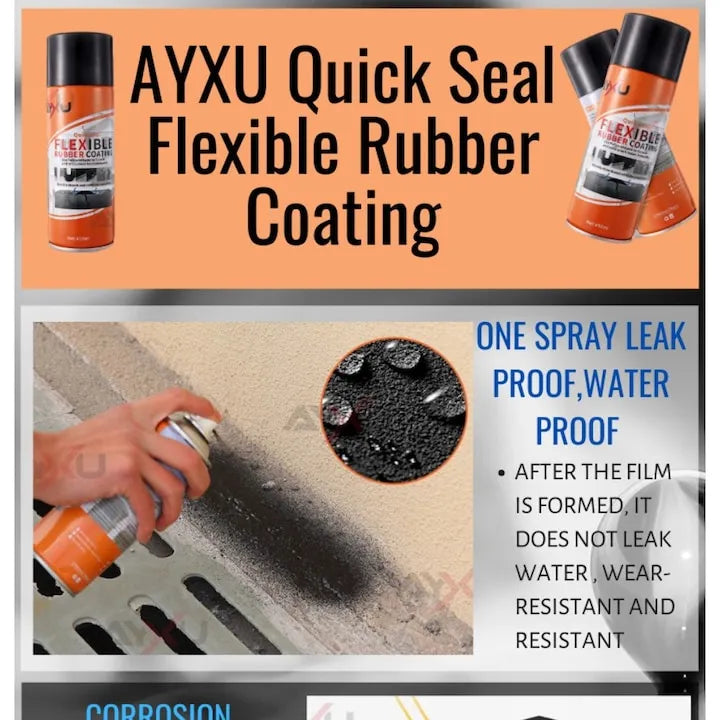 Spray Quick Seal pentru Oprire Scurgeri si Impermeabilizare Instantanee, Cauciuc Lichid - imagine 3