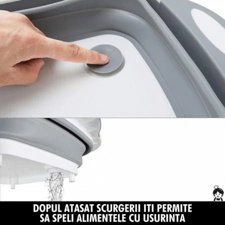 Tocator 3 in 1 multifunctional, pliabil, scurgator, uscator pentru alimente - Promagg.ro